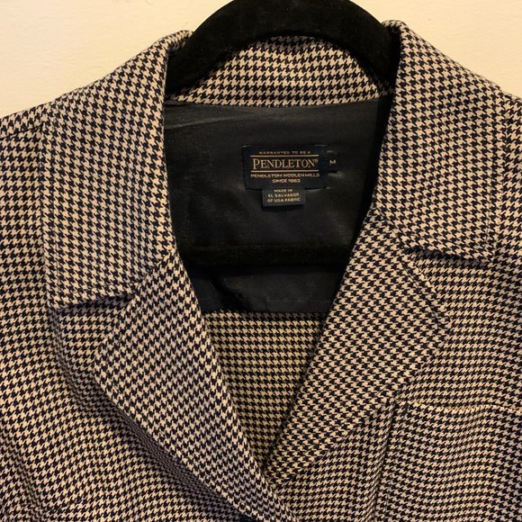Plaid Pendleton Wool Jacket (size M) & Talbot Sweater (size L) - Picture 3 of 5